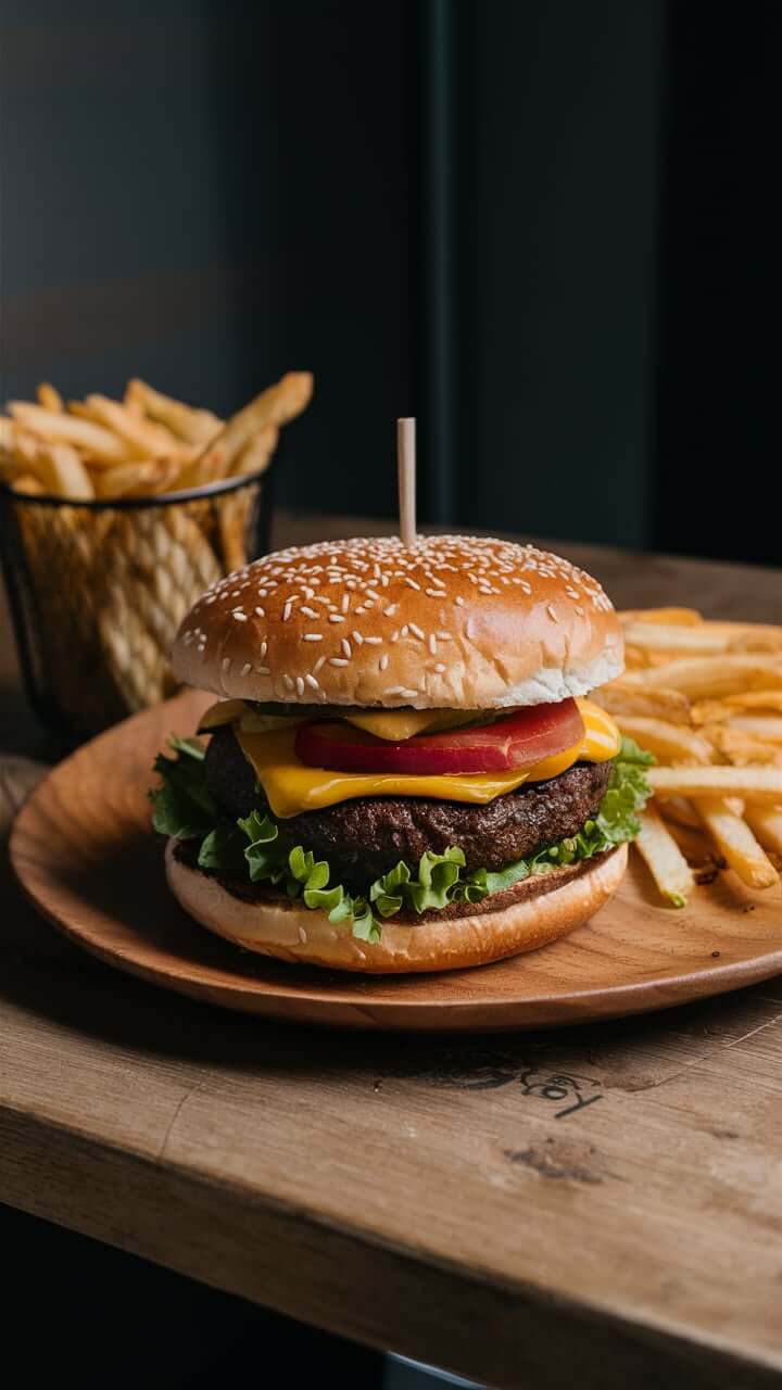 Preparação de alimentos no Brasa Burgers